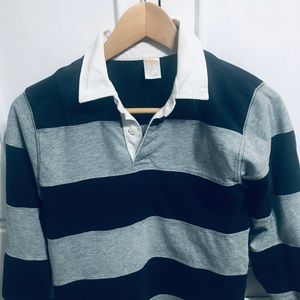 Gymboree ‘Rugby’ style Grey/ black Aged 10